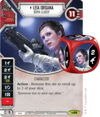 Leia Organa - Born Leader (Sold with matching Die)